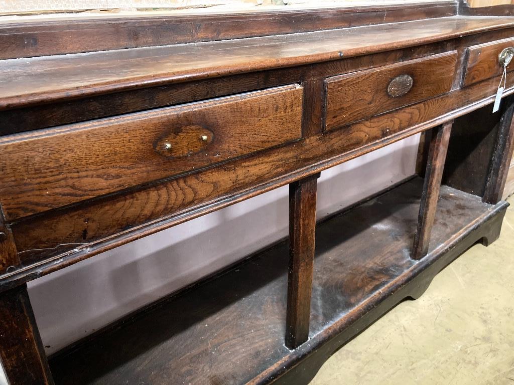 A George III oak dresser